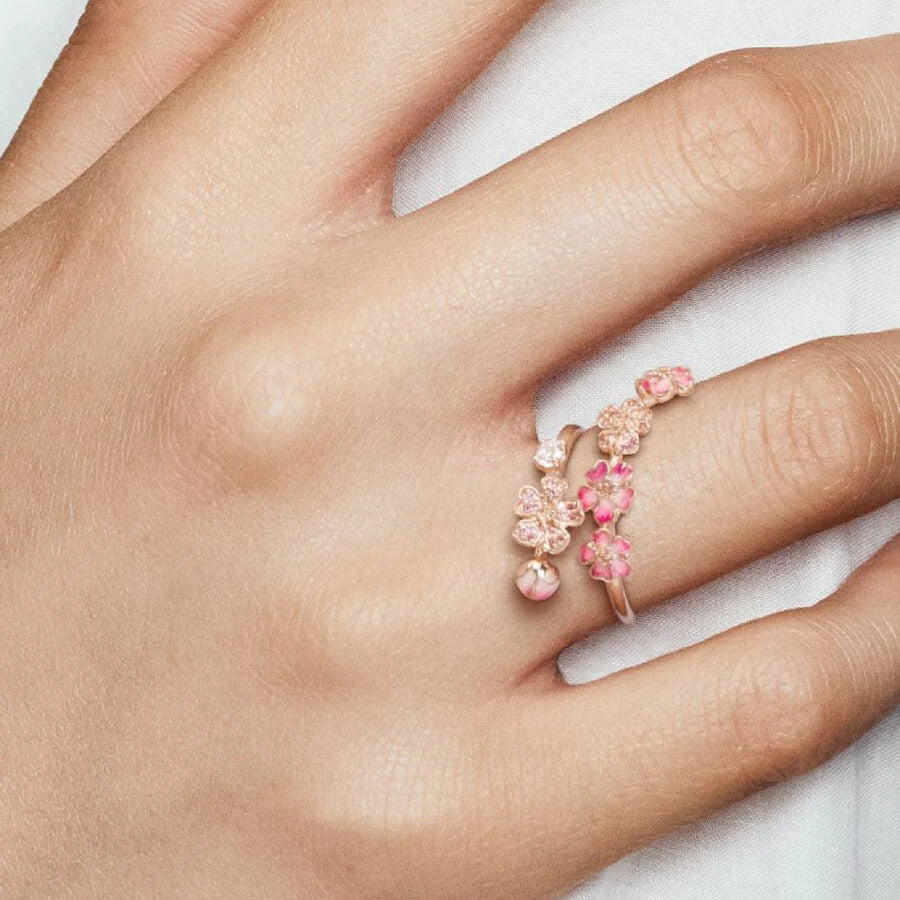 Peach Blossom Ring S925