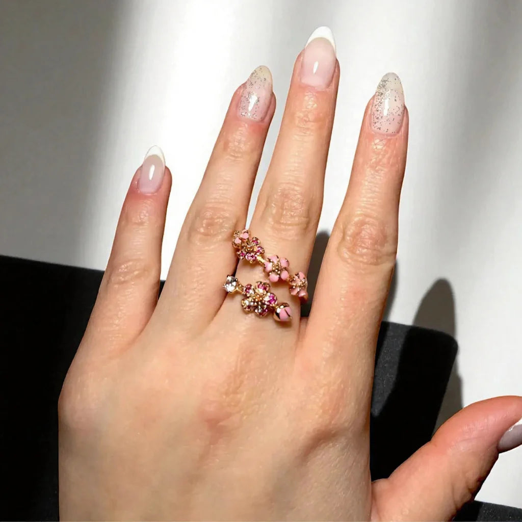 Peach Blossom Ring S925
